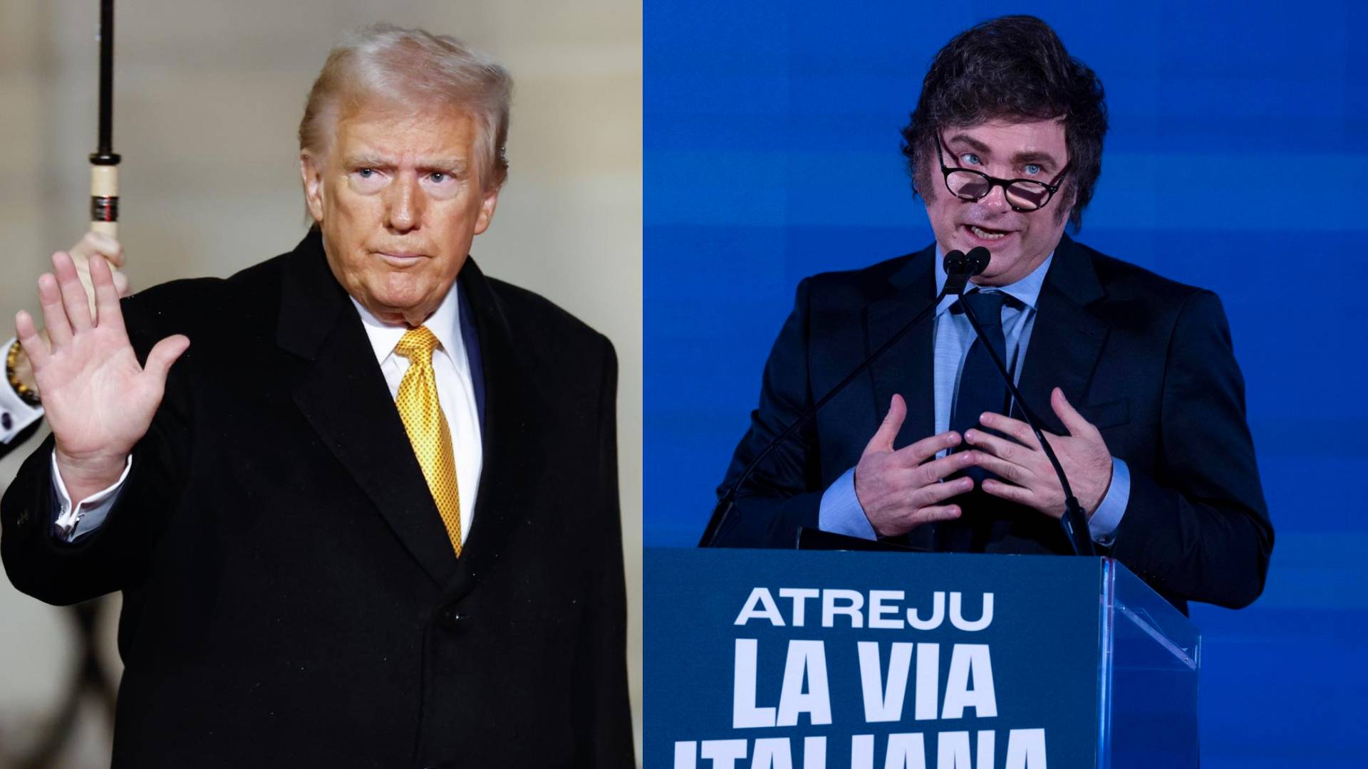 Donald Trump invita a Javier Milei a su ceremonia de investidura presidencial