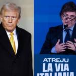 Donald Trump invita a Javier Milei a su ceremonia de investidura presidencial