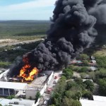 #Video Incendio moviliza a servicios de emergencia en Nuevo León