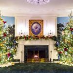 Luces y símbolos de paz, protagonistas de la última Navidad de Biden en la Casa Blanca