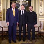 Zelenski considera “buena y productiva” su entrevista con Trump y Macron en París